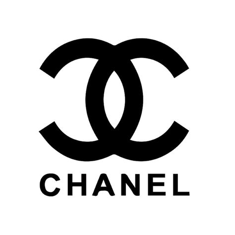 chanel logo black and white.